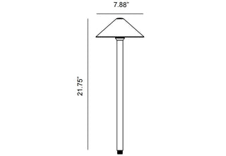 BrilliantScapes G4 Solid Brass Path Light - BSPL81B