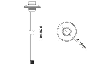 Dimensions Path light PL29B